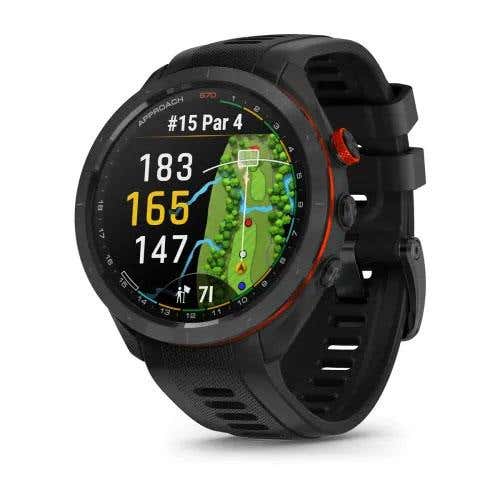 Garmin Approach S70 47mm Black Ceramic Bezel with Black Silicone Band 010 02746 02 Visions Electronics Canada