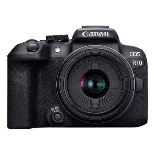 Canon EOS R10 Mirrorless Camera with RF-S 18-45mm f/4.5-6.3 Canon EOS R10 Mirrorless Camera with RF-S 18-45mm f/4.5-6.3