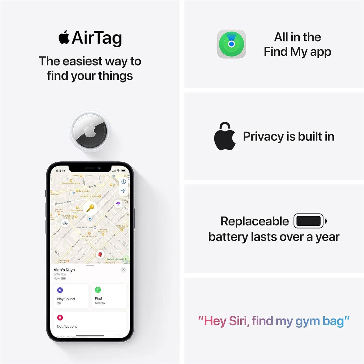 Apple AirTag - 4 Pack (MX542AM/A) | Visions Electronics Canada
